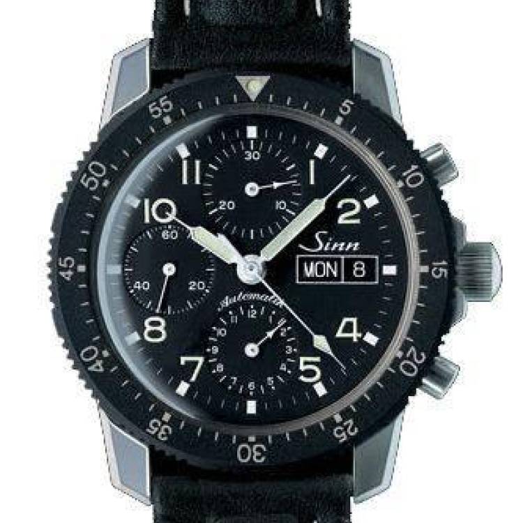Sinn Watch Flieger Chronograph 103 St Leather - Black