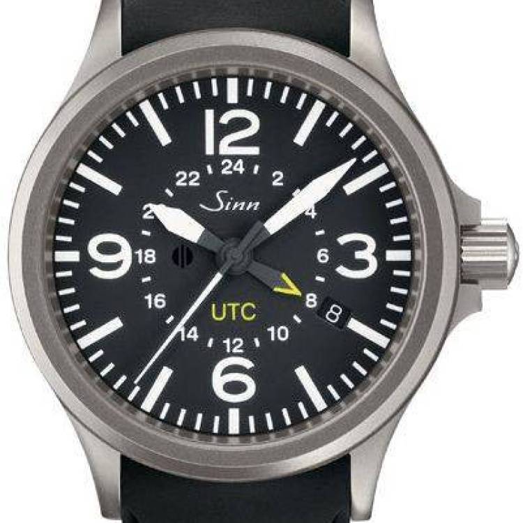 Sinn Watch 856 UTC Rubber - Black