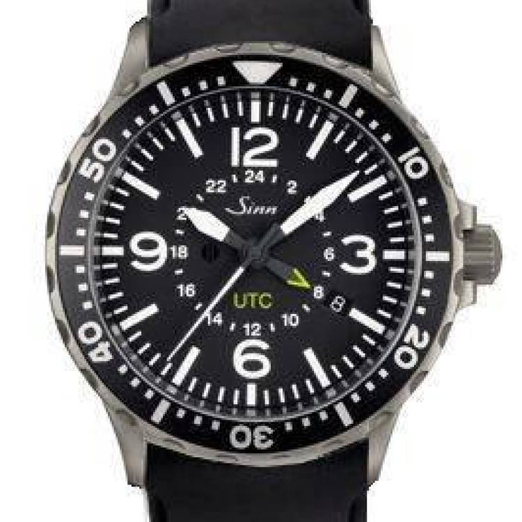 Sinn Watch 857 UTC Rubber - Black
