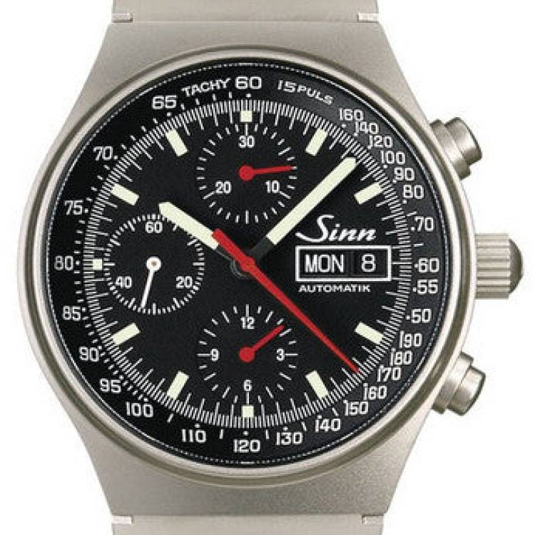 Sinn Watch 144 St Sa Bracelet - Black