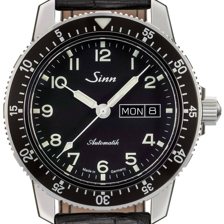 Sinn Watch 104 St Sa A Alligator - Black