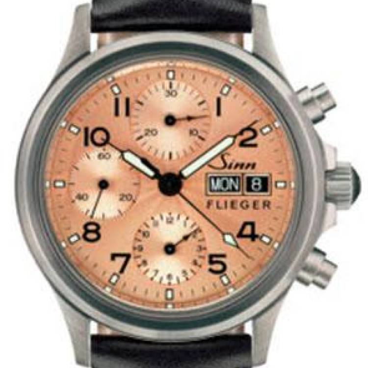 Sinn Watch 356 Sa Pilot II Leather - Gold