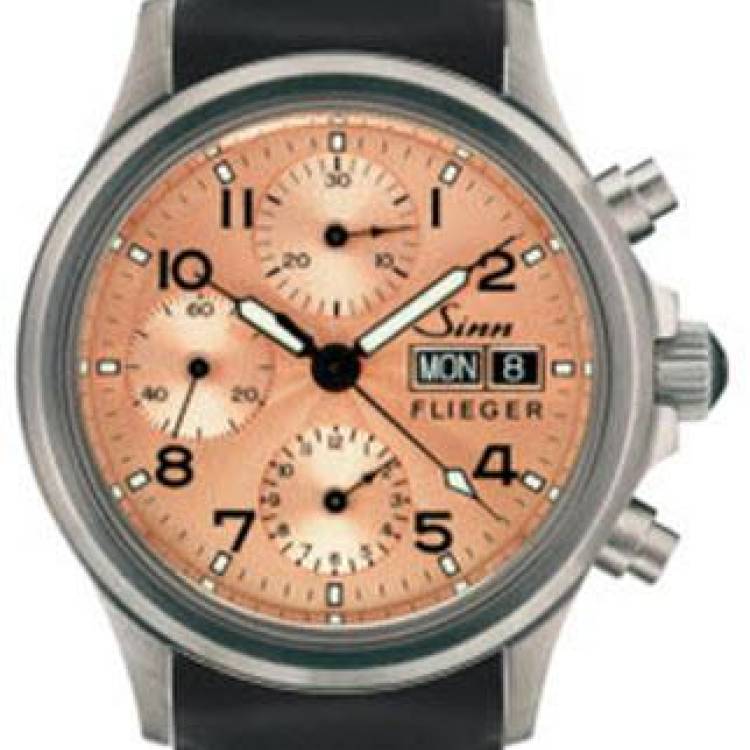 Sinn Watch 356 Sa Pilot II Rubber - Gold
