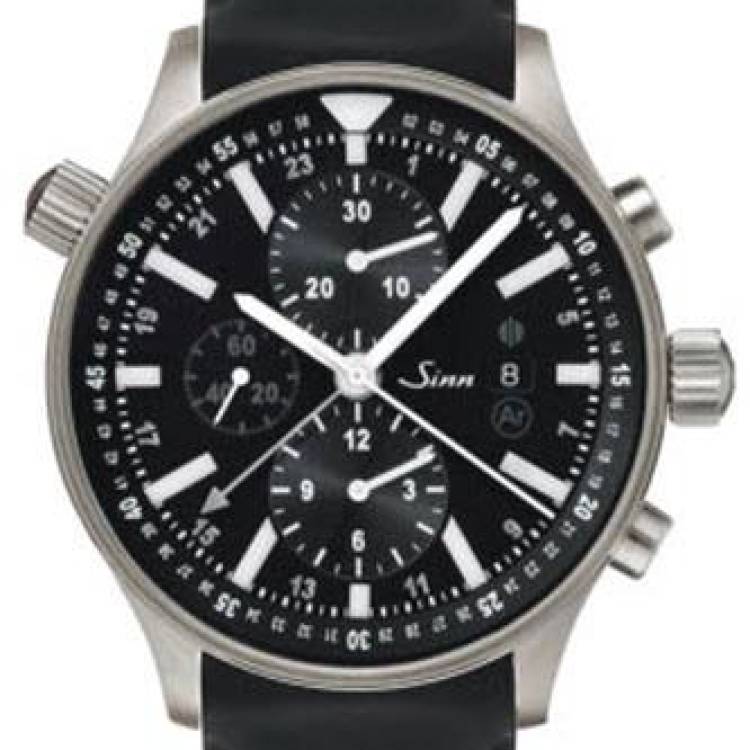 Sinn Watch 900 Pilot Rubber - Black