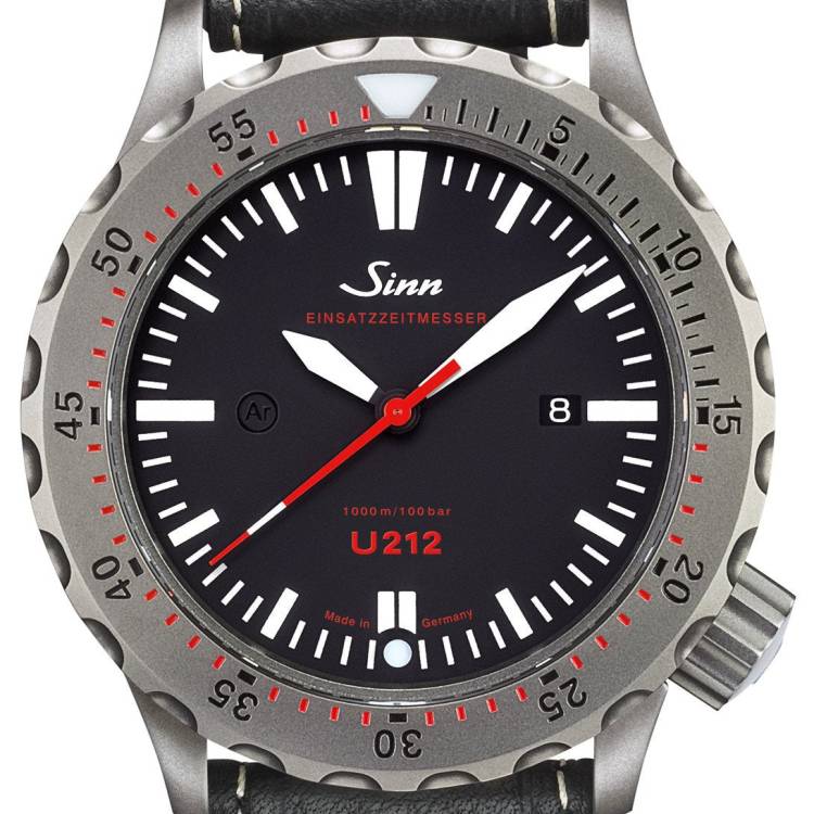 Sinn Watch U212 - EZM 16 Leather - Black