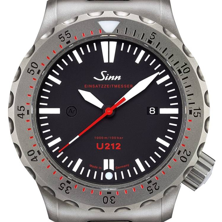 Sinn Watch U212 - EZM 16 Bracelet - Black