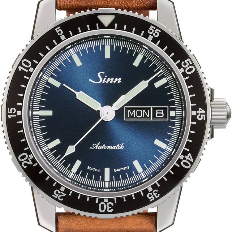Sinn Watch 104 St Sa I B Cowhide Vintage Brown - Blue