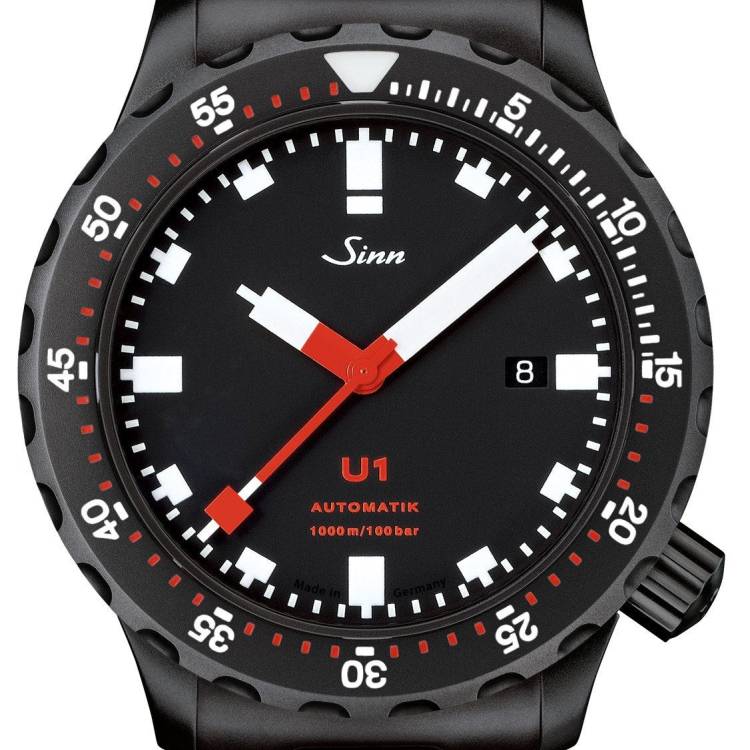 Sinn Watch U1 S PVD Bracelet - Black