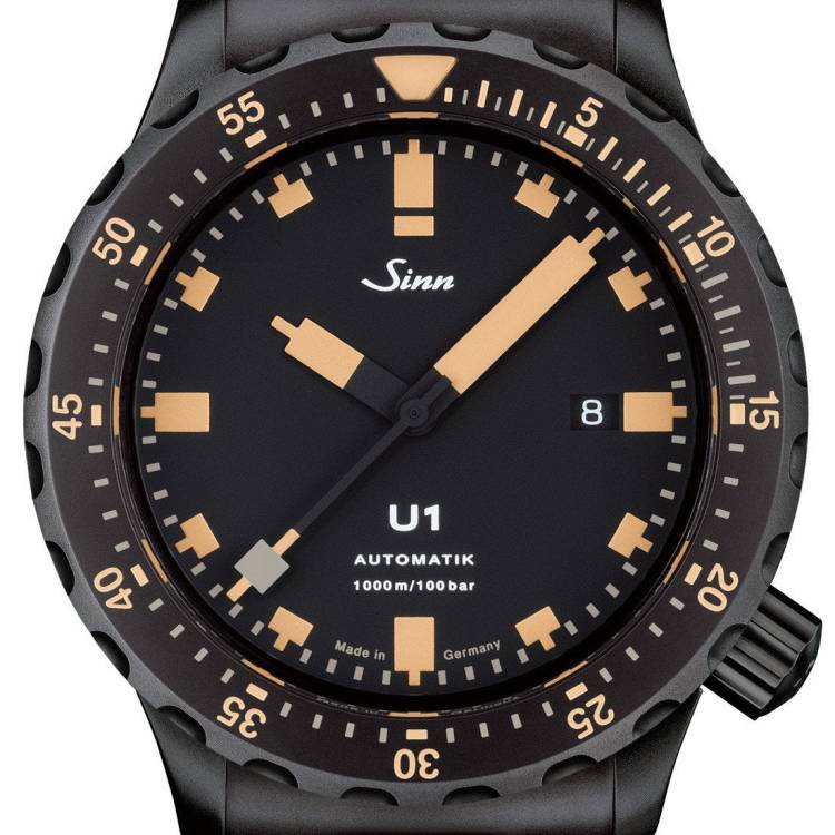 Sinn Watch U1 SE Bracelet - Black