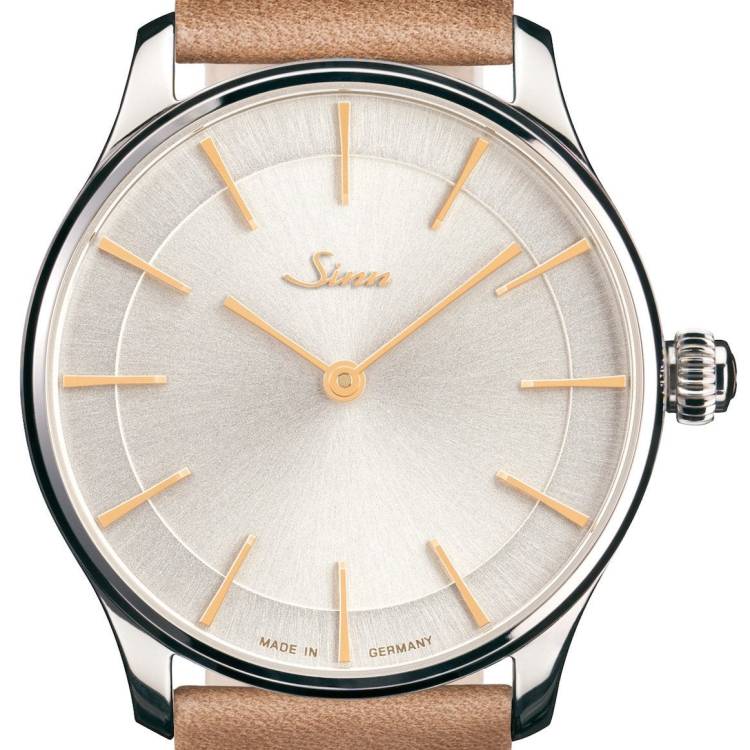 Sinn Watch 1736 St I 4N Leather Tan - Silver