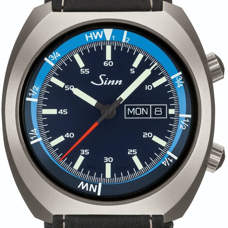 Sinn Watch 240 St GZ Cowhide Integrated - Blue