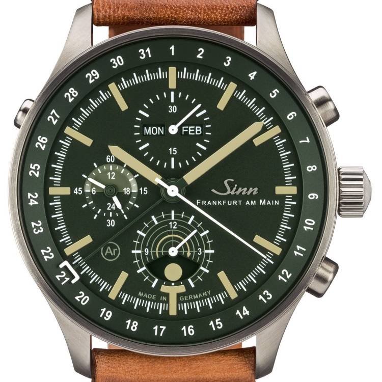 Sinn Watch 3006 Hunting Vintage Cowhide Brown - Green