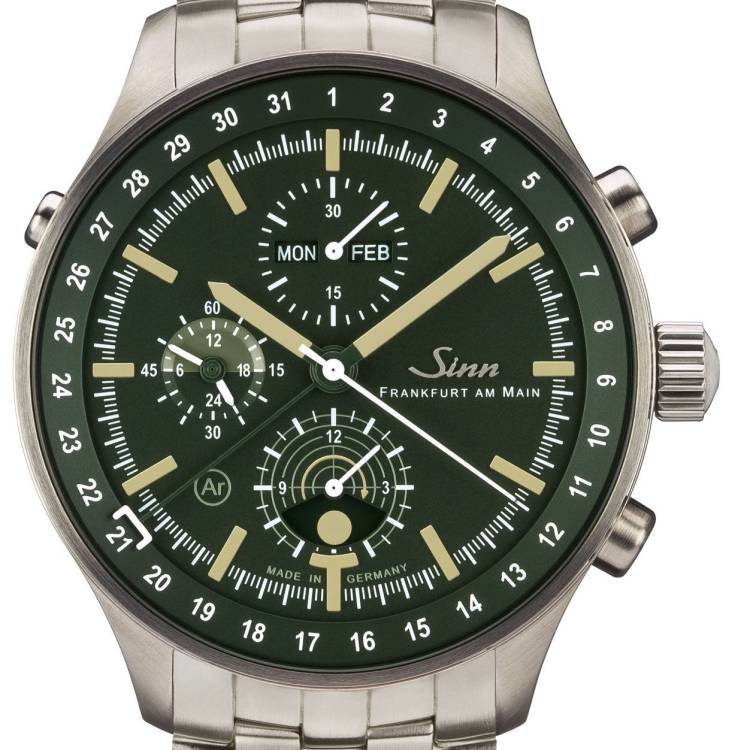 Sinn Watch 3006 Hunting Fine Link Bracelet - Green