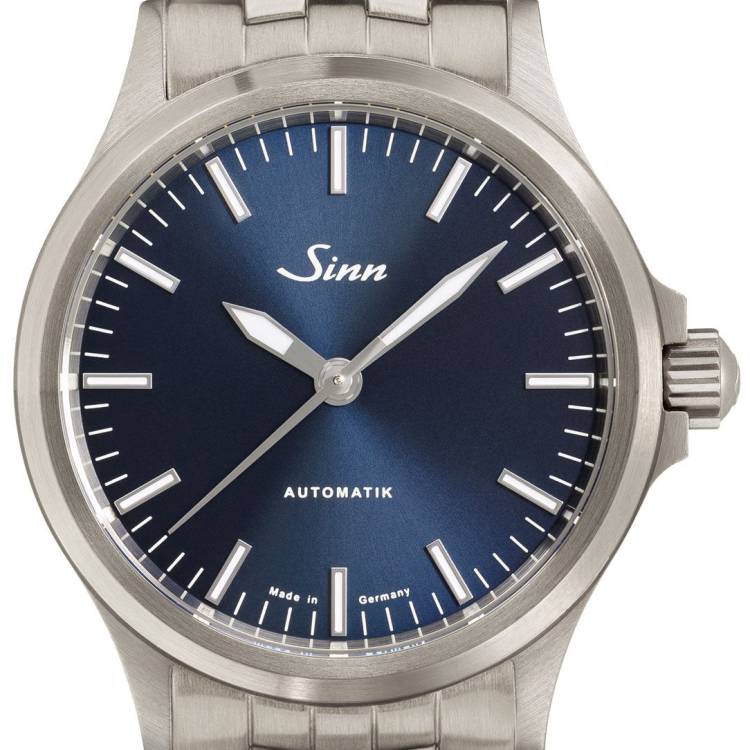 Sinn Watch 556 I B Fine Link Bracelet - Blue