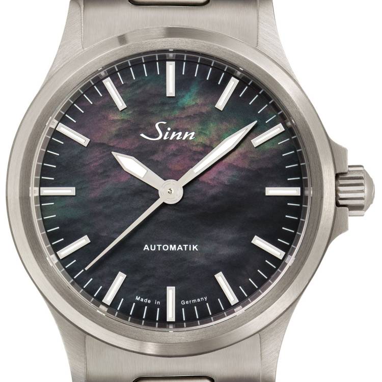 Sinn Watch 556 I Mother of Pearl S Bracelet - Black