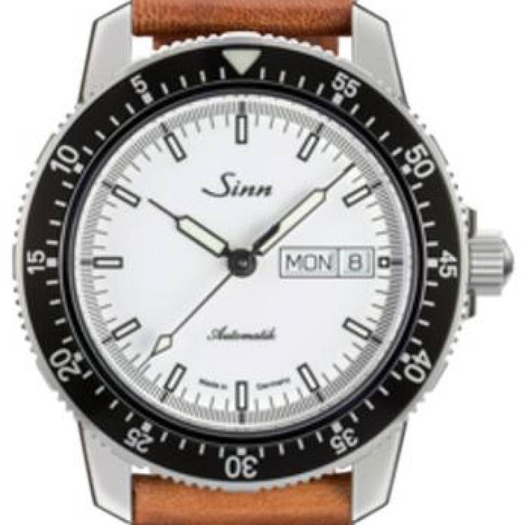 Sinn Watch 104 St Sa I W Vintage Cowhide Brown - White
