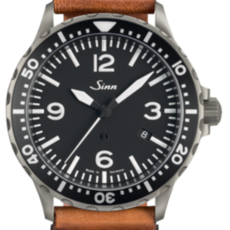 Sinn Watch 857 Vintage Cowhide Brown - Black