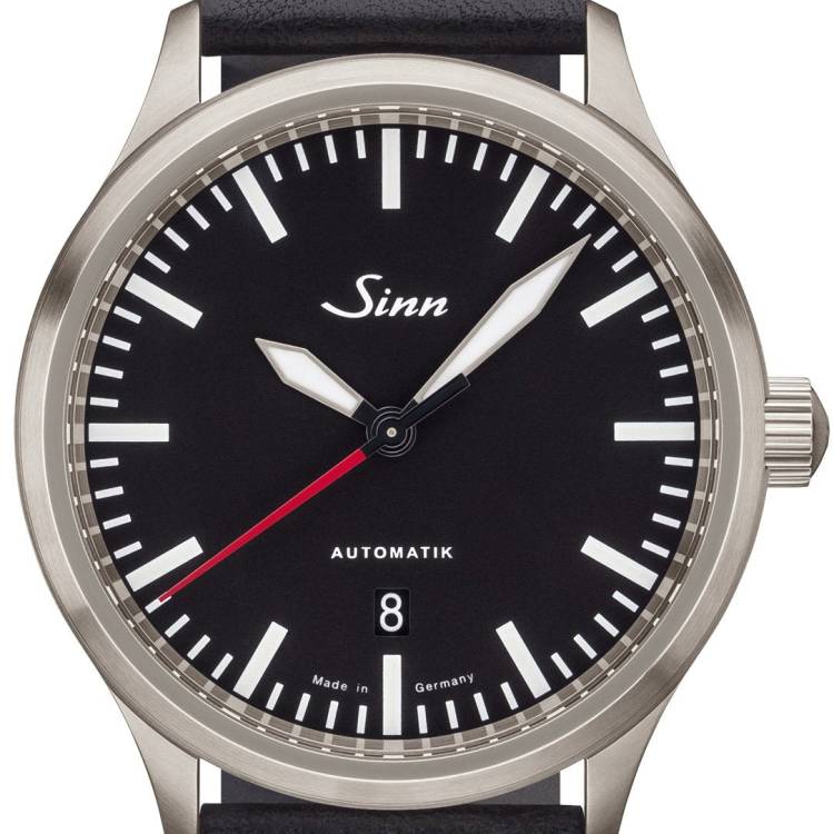 Sinn Watch 836 Vintage Black With Red - Black