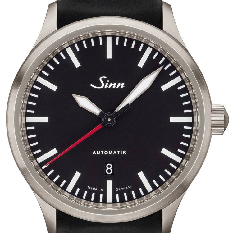 Sinn Watch 836 Black Rubber - Black