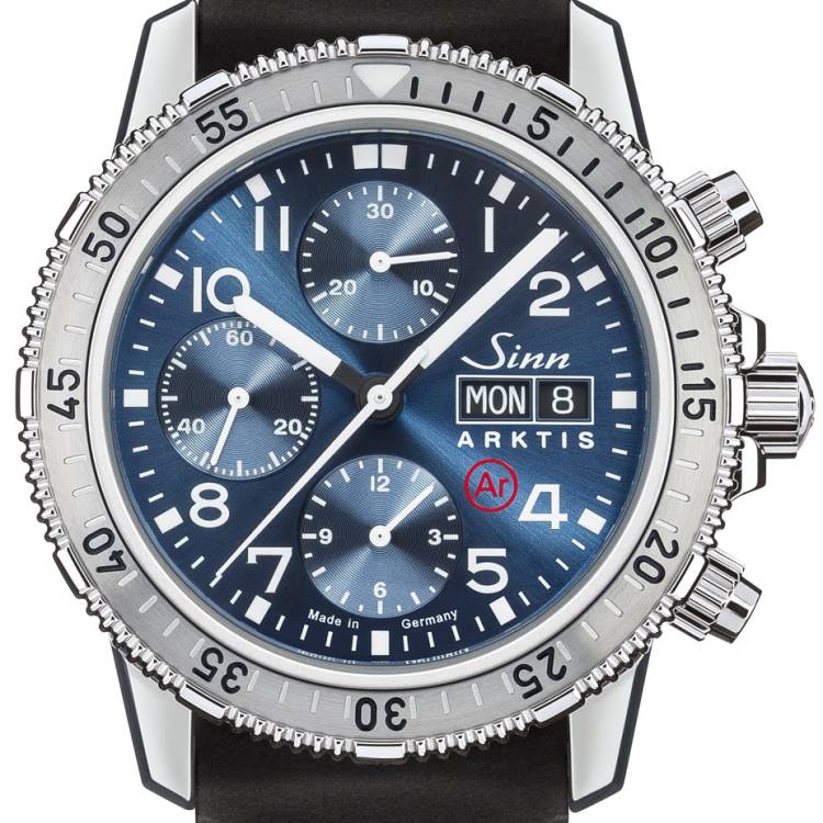 Sinn Watch 206 Arktis II Rubber Black - Blue