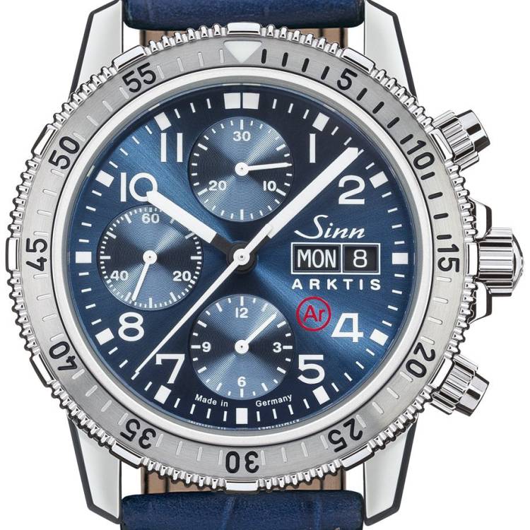 Sinn Watch 206 Arktis II Aligator Blue - Blue