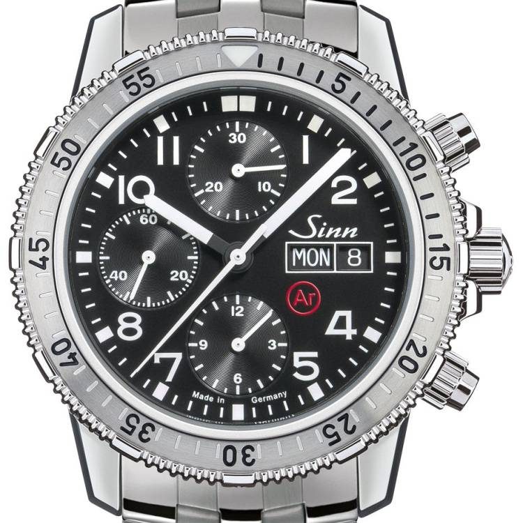 Sinn Watch 206 St Ar Fine Link Bracelet - Black