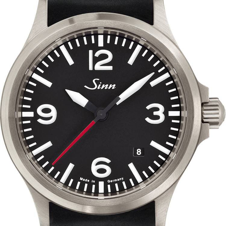 Sinn Watch 556 A RS Silicone Black - Black