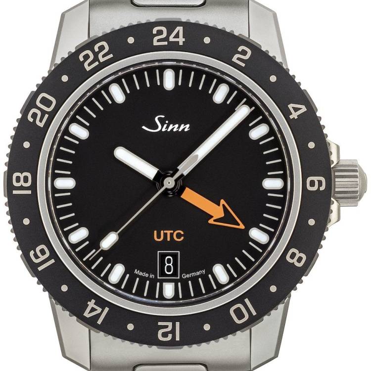 Sinn Watch 105 St Sa UTC H-Link Bracelet - Black