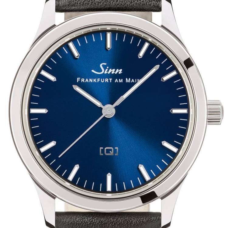 Sinn Watch 434 St B Ladies Leather Black - Blue