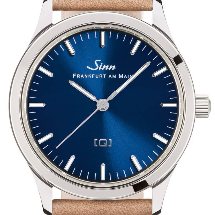 Sinn Watch 434 St B Ladies Leather Tan - Blue