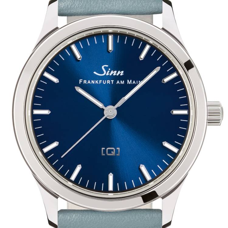 Sinn Watch 434 St B Ladies Leather Blue - Blue