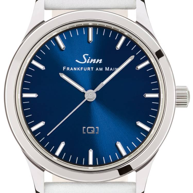 Sinn Watch 434 St B Ladies Leather White - Blue