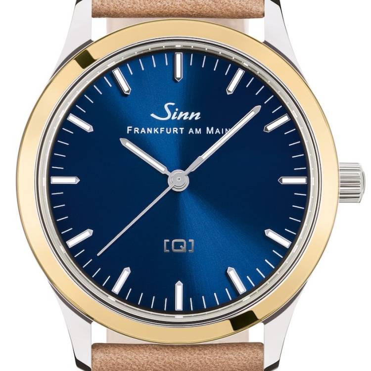 Sinn Watch 434 St GG B Ladies Leather Tan - Blue