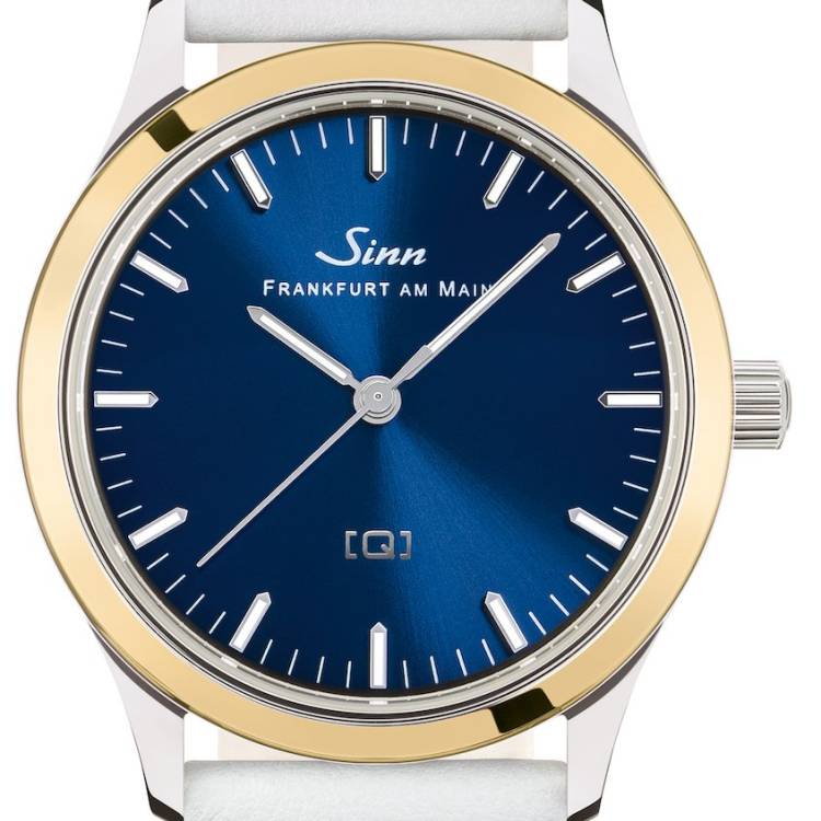 Sinn Watch 434 St GG B Ladies Leather White - Blue