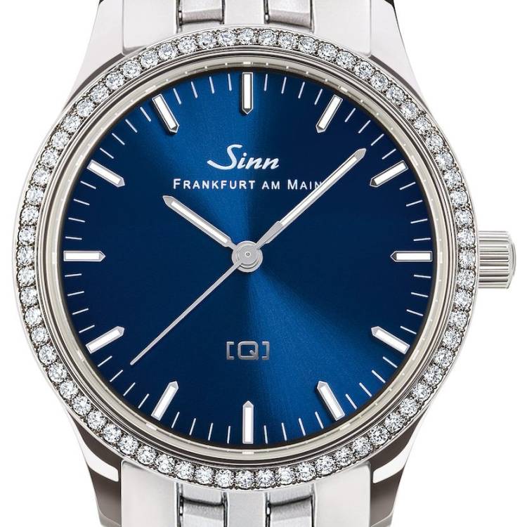 Sinn Watch 434 TW 68 WG B Ladies Fine Link Bracelet - Blue