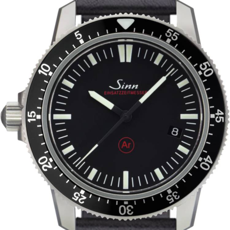 Sinn Watch EZM 3F Vintage Black With Red Seam