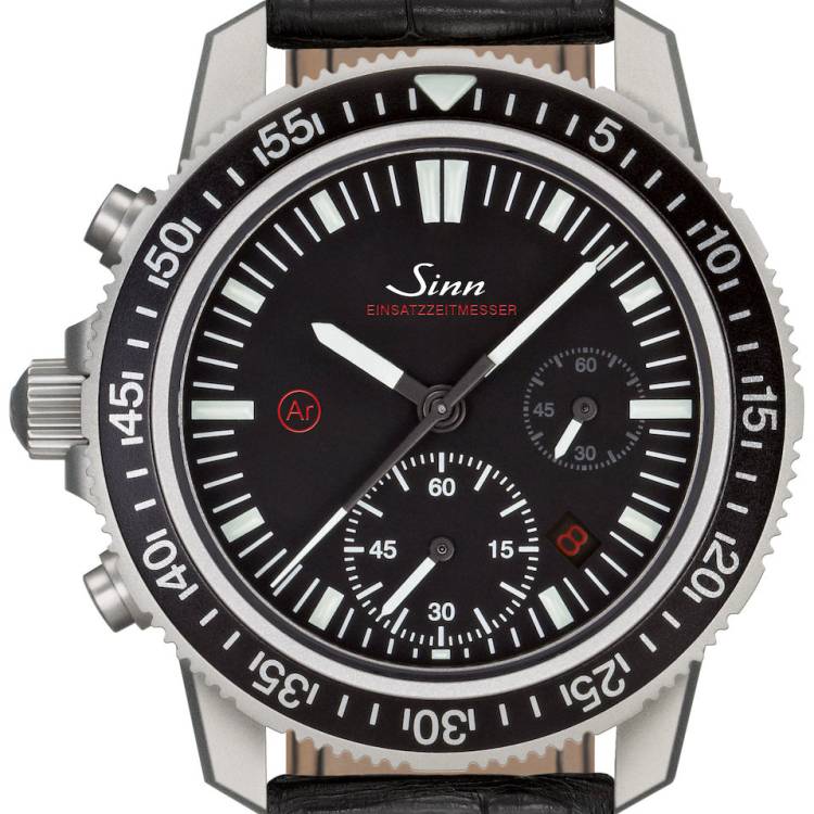 Sinn Watch EZM 13.1 Leather Strap - Black