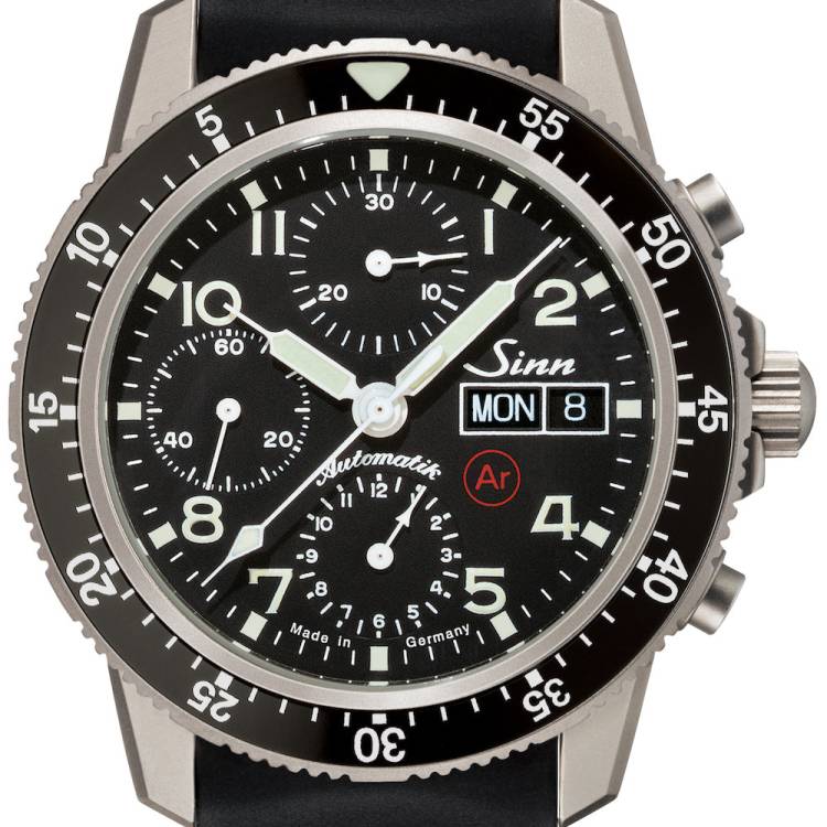 Sinn Watch 103 Ti Ar Titanium Silicone - Black