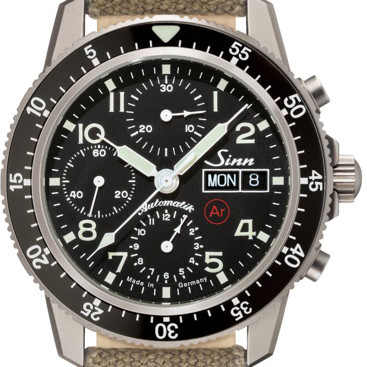 Sinn Watch 103 Ti Ar Titanium Canvas Beige - Black