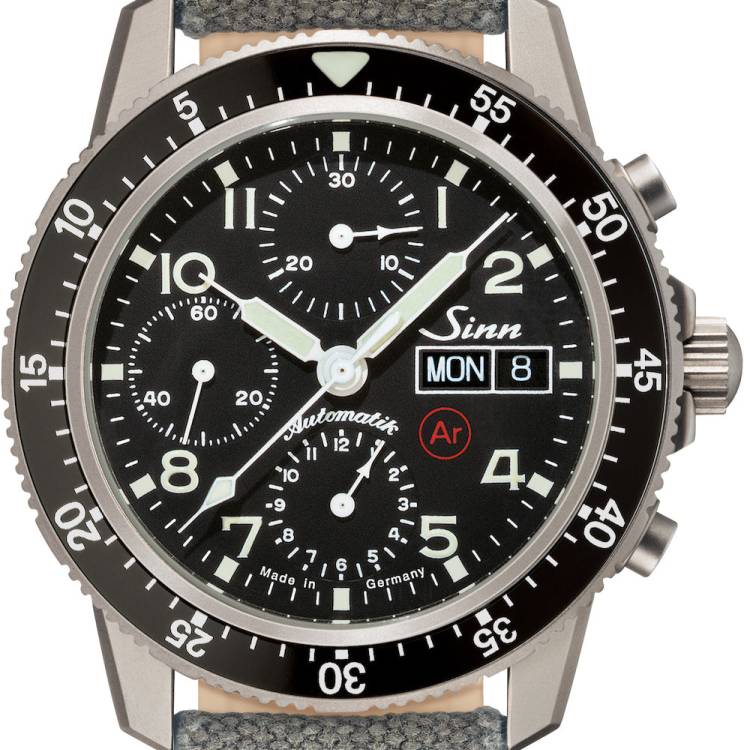 Sinn Watch 103 Ti Ar Titanium Canvas Grey - Black