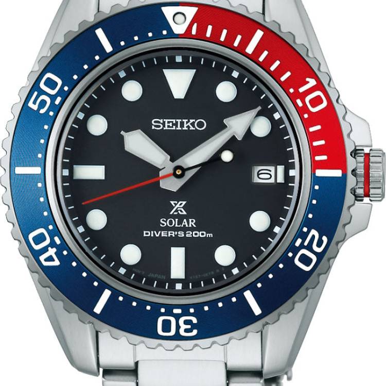 Seiko Watch Prospex Solar Diver - Black