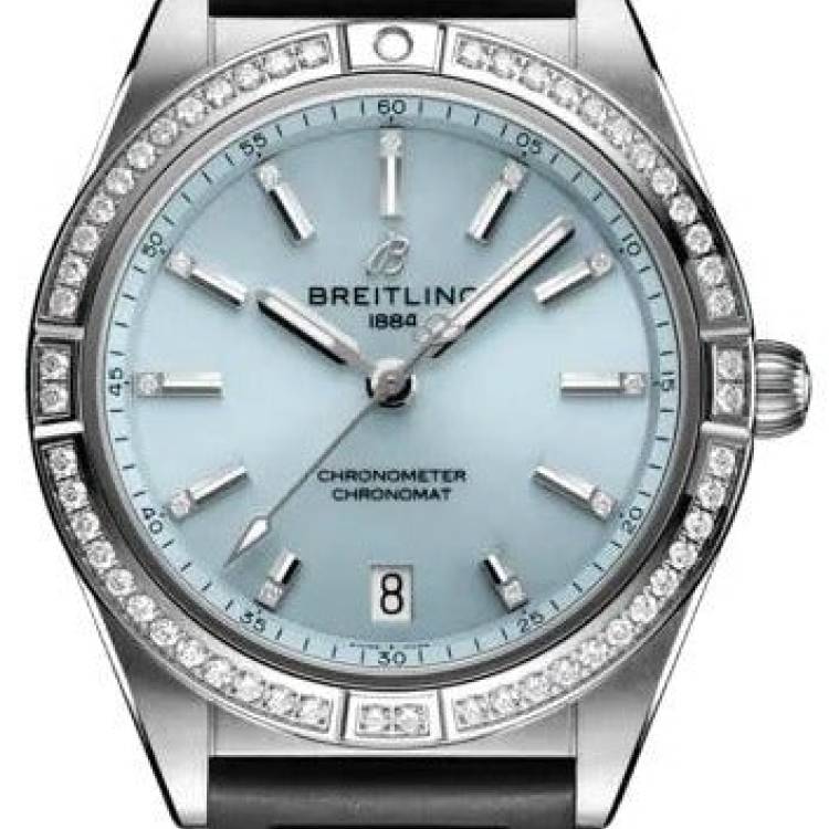 Breitling Watch Chronomat Automatic 36 Ice Blue Diamond