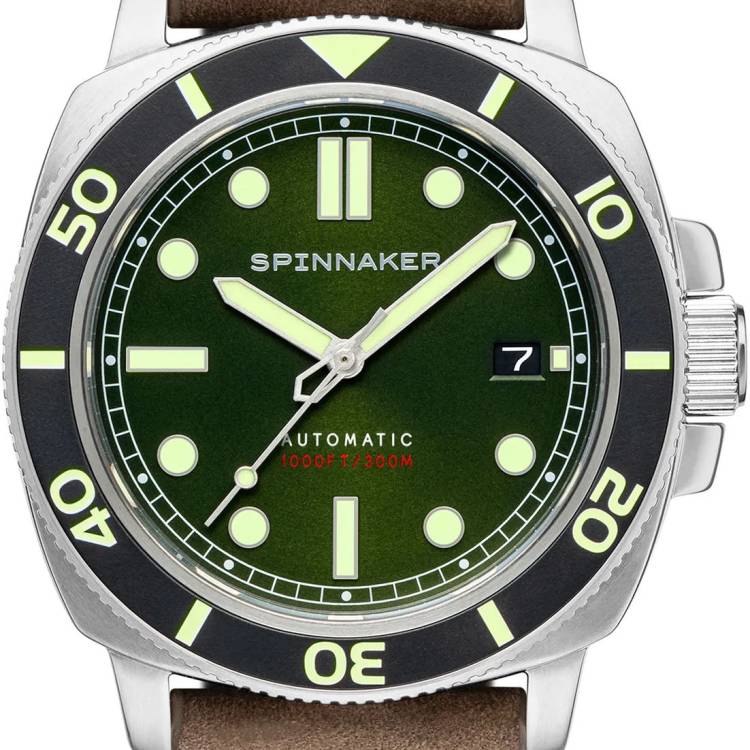 Spinnaker Watch Hull Mens - Green