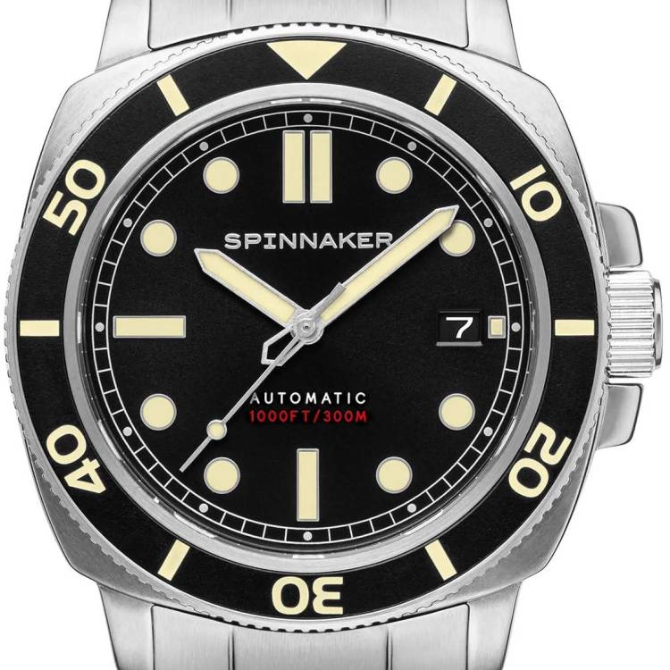 Spinnaker Watch Hull Mens - Black