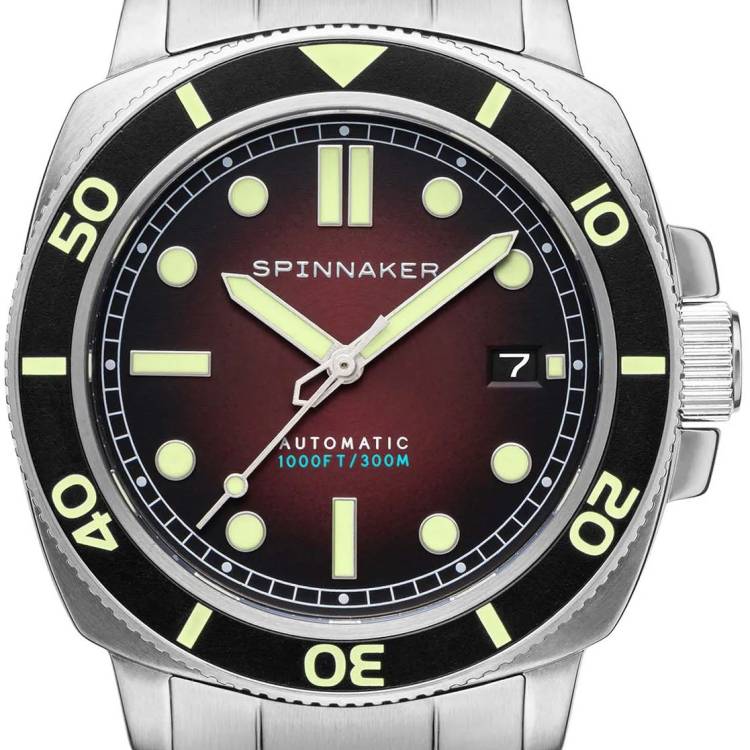 Spinnaker Watch Hull Mens - Red