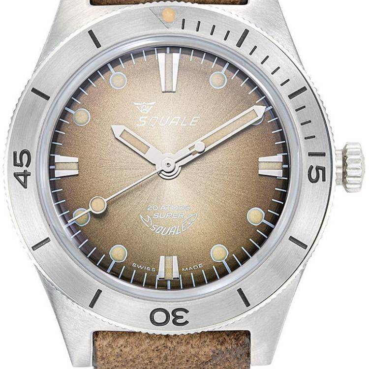 Squale Watch Supersquale Sunray Brown - Brown