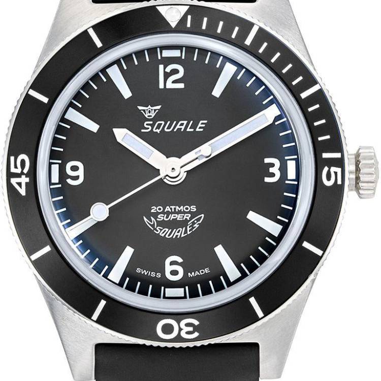 Squale Watch Supersquale Black - Black