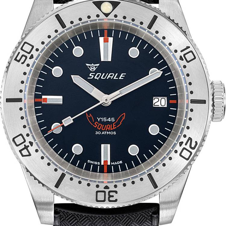 Squale Watch 1545 Steel Black