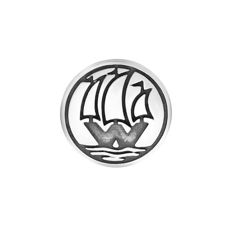 Sterling Silver Whitby Regatta Tie Pin - Silver