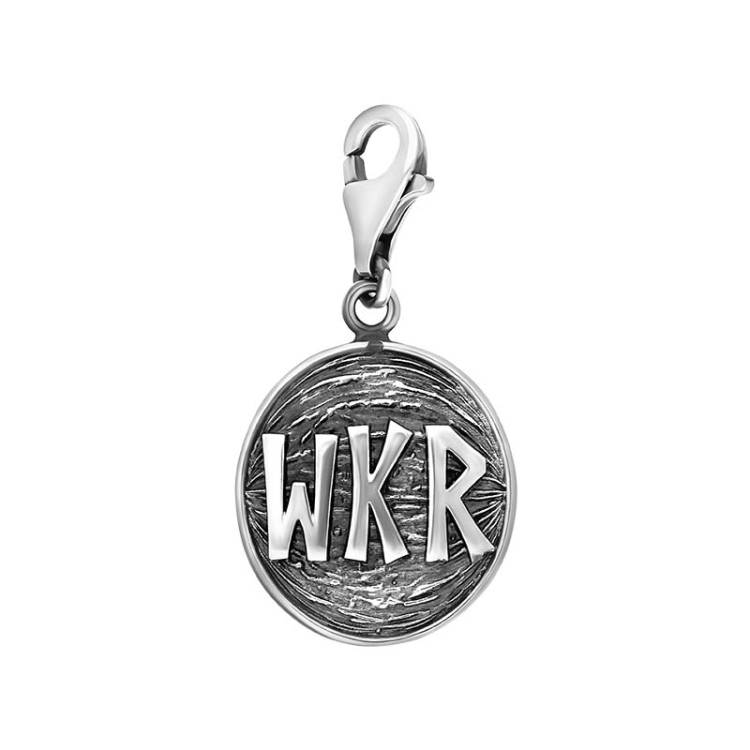 Sterling Silver Whitby Krampus Run Clip Charm - Silver